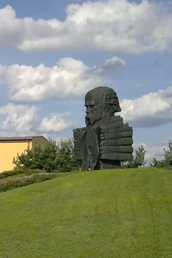 Taras Shevchenko monument in Bilyi Bir